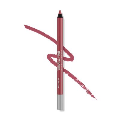 URBAN DECAY 24/7 Glide-On Waterproof Lip Pencil (OG Backtalk - Mauve Nude Pink), Smudge-Proof, Longwearing Lip Liner, Smooth & Creamy Colors, Moisturizing Formula with Vitamin E - 0.04 oz