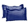 Revealed Pearl Natural hair essentials reversible and adjustable Satin bonnet, satin pillowcases, satin Scrunchies and headband set of 8 pieces (Dark blue/Royal blue) view 3
