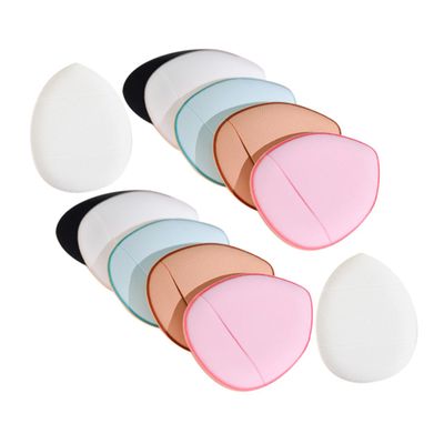 Beavorty 12pcs Mini Powder Puff Soft Face Makeup Applicators for Foundation Concealer and Loose Powder Compact Storage for Precise Application