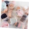 Beavorty 12pcs Mini Powder Puff Soft Face Makeup Applicators for Foundation Concealer and Loose Powder Compact Storage for Precise Application view 3