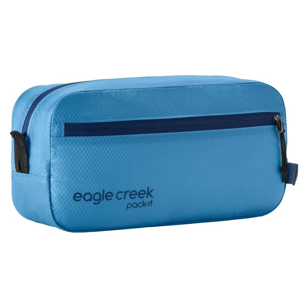 Eagle Creek Pack-It Isolate Quick Trip - Compact Travel Toiletry Bag for Optimizing Luggage Space - Lightweight - Water-Resistant - Easy-Grab Zipper - Sustainable Materials - Small -Blue Dawn