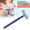 10 Pcs For Disposable Stainless Steel Shavers High End Twin For W/Non-slip Handle For Men And Disposable Barber Disposable For Box Cutter view 4