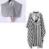 Adults Haircut Gown Stripes Barber Capes Haircut Gown Barber Cape Anti Static Hair Cutting Apron Hairdressing Cape for Studio Home Black view 3
