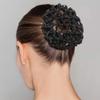 4PCS Hair Nets Nylon Hair Nets Cap Nylon Hair Net Hair Bun Cover Nets Knotted Invisible for Dancewear Skating Ballet Bridal Accessories Black view 2