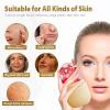 XHJRI Ice Face Roller Massager,Ice Cube Roller for Face, Eyes and Neck Naturally Conditioning and Skin Care,De-Puff Eye Bags,Reduce Migraine Pain,Reusable Massage Silicone Ice Mold (Beige) view 4