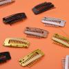 16pcs Wig Clip with Safety Pins, 10-Teeth Hair Extension Snap Clips in Invisible Strong Wig Combs to Secure Wig no Sew Chunni Grip Dupatta Setting Clips view 4