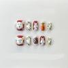 Handmade wearing armor, silver glitter, spicy girl manicure, European and American long pointed nail shape(Color:Drawn,Size:L) view 1