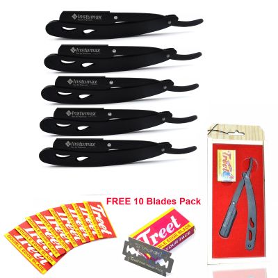 Barber Shaving Razors Wooden Box (5)