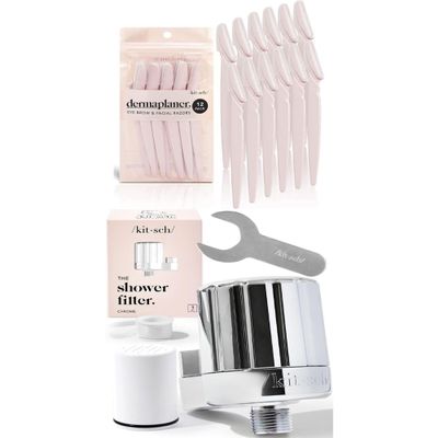 Kitsch Dermaplane Razor & Shower Head Filter