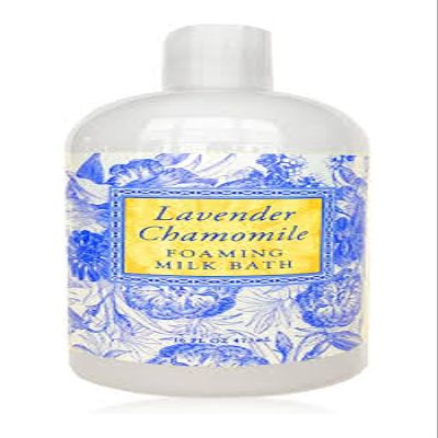 Greenwich Bay Foaming Milk Bath in Lavender Chamomile Scent - Luxurious Buttermilk Formula - Rich, Foaming Lather - Elegant Packaging - 16 fl oz