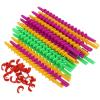 Healeved 20PCS Tight Curls Rollers Spiral Curlers for Short Hair Spiral Hair Perm Rods for Long Heatless Curlers dressing Rollers s Perm Rods view 1