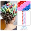 Healeved 20PCS Tight Curls Rollers Spiral Curlers for Short Hair Spiral Hair Perm Rods for Long Heatless Curlers dressing Rollers s Perm Rods view 4