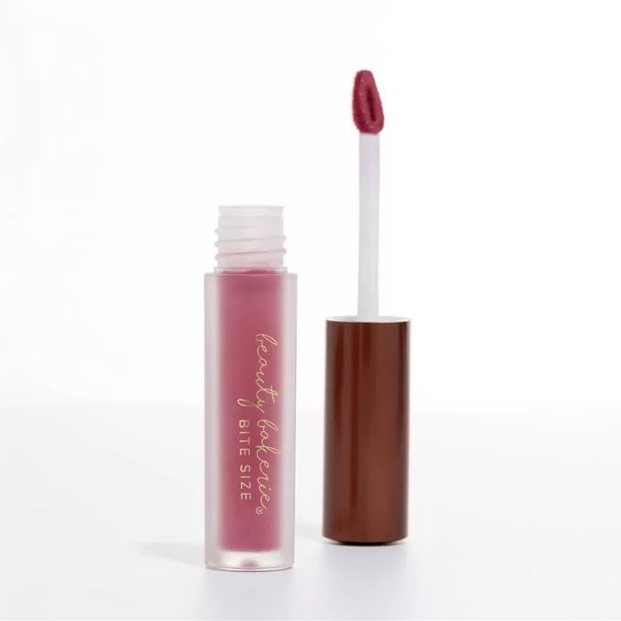 Beauty Bakerie Bitesized Lip Whip Liquid Lipstick for Women, Hydrating Moisturizer Lip Gloss Lip Tint, Long Lasting Waterproof Lip Stain Matte or Metallic, 2.5mL, Sweet Buns