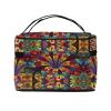 flower stained glass Print Makeup Bag Cute Cosmetic Bag Zipper Organizer Pouches For Travel Essentials view 3