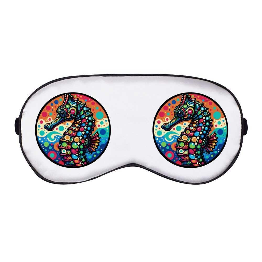 Azeeda 'Pop Art Seahorse' Sleep/Travel Eye Mask (EY00023790)