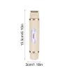 KASFDBMO Electric Trimmer for Women 2 in 1 Electric Shavers for Hair Removal from Pubic Area Face Legs USB Rechargeables Electric Trimmer for Women, Light Yellow view 4