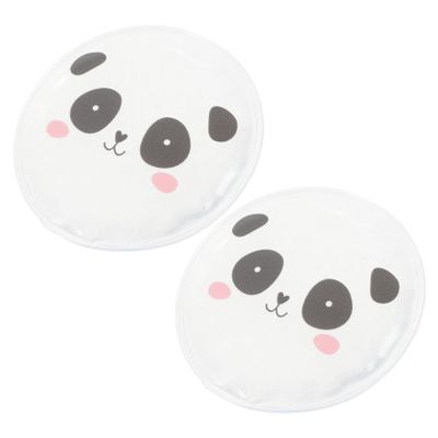 COOLHIYA 1pair Cooling Eye Pads for Tired Eyes Reusable Portable for Puffiness Swelling Dark Circles Relief Lightweight Material