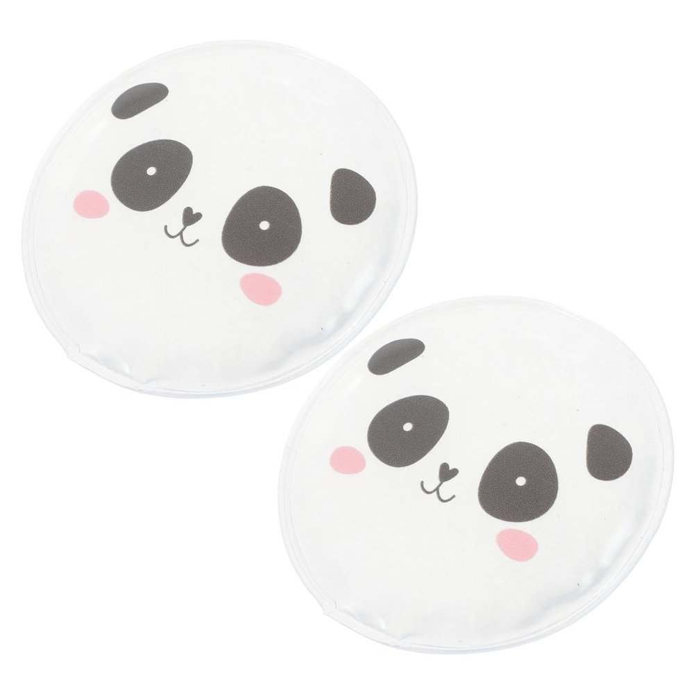 COOLHIYA 1pair Cooling Eye Pads for Tired Eyes Reusable Portable for Puffiness Swelling Dark Circles Relief Lightweight Material