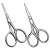 NOLITOY 10pcs Facial Hair Scissors Eyebrow Trimmer Men's Brow Scissor Small Hair Scissors Stainless Steel view 2