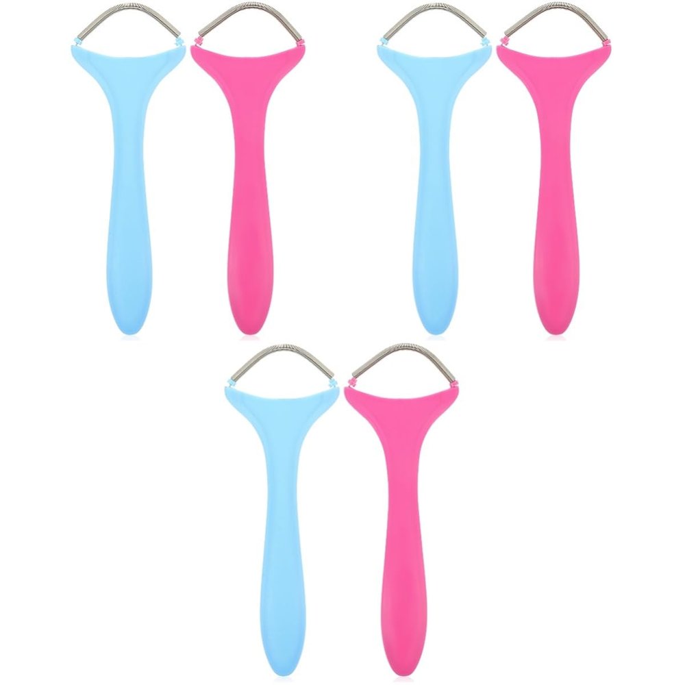 Beaupretty 6pcs Hair Plucker Spring Facial Hair Remover Eyebrow Threader Lip Spring Manual Epilator Skin Care Tool