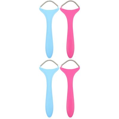 Beaupretty 4pcs Manual Facial Hair Remover Portable Epilator for Women Hair Removal Tool for Lightweight Design for Travel Safe Materials for All Skin Types