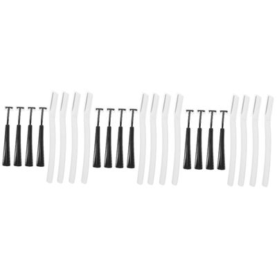 Beaupretty 12sets Eyebrow Shaper Women Brow Razor Dermaplaning Tool Travel-Friendly Multiple Trimmers Included