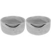 NOLITOY 2pcs Shaving Bowl Deep Natural Marble Pattern Shaving Soap Container for Rich Foaming Comfortable Grip for Men Grooming Safe and Sturdy Design view 1