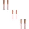 FOMIYES 6pcs Portable Lip Brush Applicators Protective Covers Versatile Makeup Tool for Lip Gloss Lipstick and Eye Shadow for Travel and Daily Use view 1