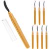 FOMIYES 16pcs Portable Silicone Eyelash Brushes Cover Travel-friendly Eye Makeup Applicator for Mascara Eyelash Grooming Soft Bristles for Gentle Application view 3
