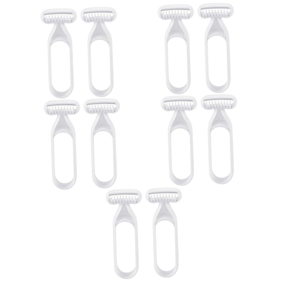 Beaupretty 10pcs Portable Body Hair Trimmer for Women Underarm Leg Shaver Precise Blades for Smooth Hair Removal Lightweight Design for Daily Use