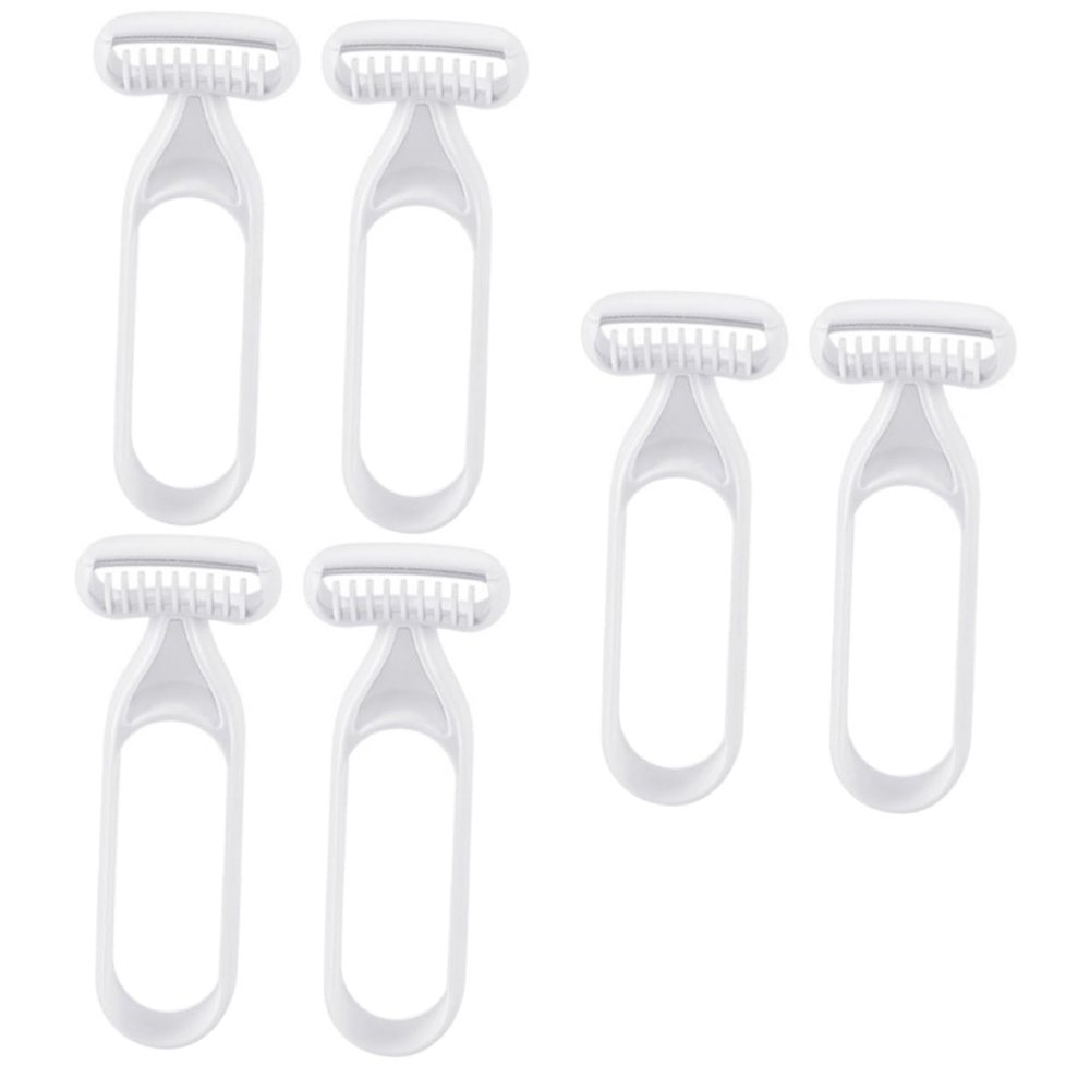 Beaupretty 6pcs Body Hair Razor for Women Portable Armpit Shaver and Leg Hair Trimmer for Travel Reduces Skin Irritation Shaving Made Easy