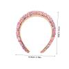 PLAFOPE Embellished Wide Headband for Women Stylish Padded Hair Accessory for Face Washing Everyday Wear Comfortable Sponge Design Versatile Fashion Statement view 2