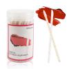 100 Pcs Disposable Lip Wands Applicator, Premium Lipstick Brush Stick,Eye Shadow Brush Applicator Tool for Women Girls (gold&pink) view 3