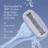 Billie Women's Razor Kit with 5 Blades + Dermaplane Starter Kit with 3 Refill Blades for Facial Hair Removal view 4