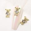 Bear 3D Nail Art Decorations With Heart Luxury For Rhinestone Manicure Tool Accessories Nail Art Manicure Tools view 3