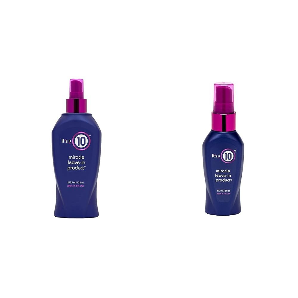 It's a 10 Haircare Miracle Leave-In, 10 fl. oz. and 2 fl. oz. (Pack of 1)