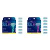 Schick Hydro Silk Moisturizing Razor Blade Refills for Women with Shower Hanger, 6 Count and 4 Count view 1