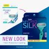 Schick Hydro Silk Moisturizing Razor Blade Refills for Women with Shower Hanger, 6 Count and 4 Count view 3
