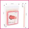 50 Pcs Disposable Lip Wands Applicator, Lipstick Brush,Makeup Gloss Wands,Makeup Applicator Beauty Tool Kits (light pink, 50pcs) view 2