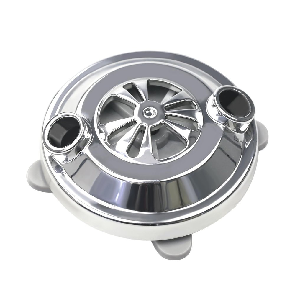 BF-004 Pipeless Jet Motor Magnetic Head Replacement for LURACO Pedicure Chair Bathtub Jets Includes Propeller and Cap,Silver