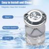 BF-004 Pipeless Jet Motor Magnetic Head Replacement for LURACO Pedicure Chair Bathtub Jets Includes Propeller and Cap,Silver view 4
