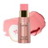 Multi-Use Waterproof Makeup Cream Blush Stick with Brush, 3-in-1 Buildable Blush Stick for Cheeks, Eyes, and Lips, All day wear, Easy Application(01 WHISPER) view 1