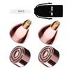 Gurelax Generation 3 Replacement Heads for Finishing Touch,ace and Eyebrow Hair Remover Replacement Heads, 18k Gold Precision Replacement Blades Compatible with New Flawless Gen 3 (2+2) view 1