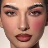 Multi-Use Makeup Cream Blush Stick, Unidollss 3-in-1 Buildable Powder Blush Stick for Cheeks, Eyes, and Lips, Hydrating formula, All day wear, Easy Application with Thumb Puff Included (04 FLIRT) view 3