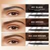 2024 New Upgraded Magic 4-Tip Eyebrow Pencil, Long-Lasting Natural Eyebrow Brush Eyebrow Pencil 3D Waterproof and Sweat-proof Eyebrow Pencil Contouring Pen with 4 Fork (3 Colors) view 2