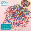 1lb Hard Wax Beads, Rosin-Free Hypoallergenic Brazilian Wax Bead, Professional Stripless Coarse Hair Removal Waxing Beans for Sensitive Skin, Body, Face, Bikini Area, Legs, 3 Silicone Sticks view 3