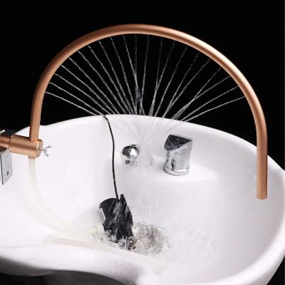 Boiyttylle Water Circulation Rack for Head Hair Salon, Beauty Tools & Accessories 180 Degree Arc Design, 21 Water Outlet Holes, Water Circulation Frame with Pump