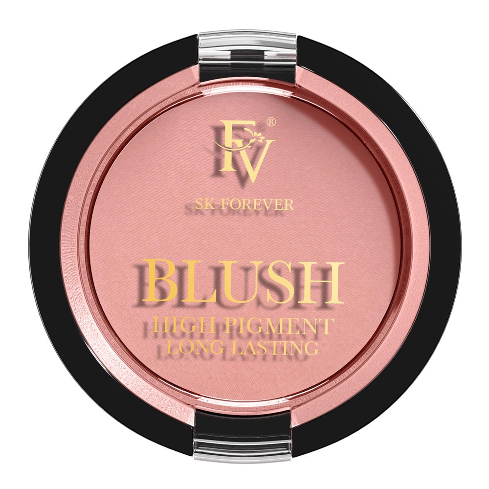 FV Long Lasting Powder Blush - Lightweight Smooth & Blendable Cheek Makeup, High Buildable Color, Transfer-Resistant Matte Finish (Pink Matte, 0.17 OZ)