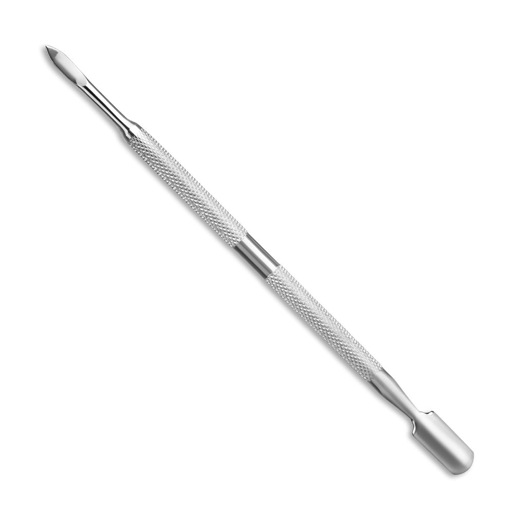 siyuwuro Cuticle Pusher with Dual Ended Spoon Pusher Stainless Steel Nail Cleaning Pusher Durable Nail Care Tool for Manicure Pedicure, Nail Art Salon/Spa/Home Use