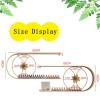 HENGCMM 2 Tiers Gold U-Shaped Display Rack Metal Wall-Mounted Nail Polish Storage Racks Nail Supplies Display Rack, Perfume Storage Shelf, Hanging Racks for Salon/Beauty/Nail Shop view 3